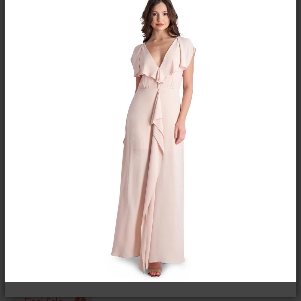 BCBGMaxAzria Light Pink Maxi Dress